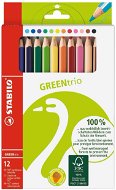 STABILO GREENtrio 12 pcs case - Coloured Pencils