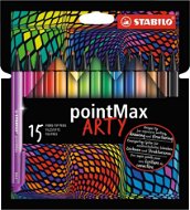 STABILO Point Max 15 Stück Hülle “ARTY“ - Filzstifte