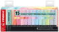 STABILO BOSS ORIGINAL Pastel 15 pcs Deskset - Highlighter