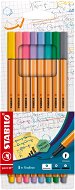 STABILO Point 88 8 pcs Case “Pastel“ - Fineliner Pens
