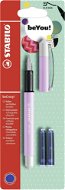 STABILO beCrazy! Fountain Pen Pastel Purple/White + 2 Refills - Fountain Pen