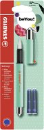 STABILO beCrazy! Fountain Pen Uni Colors, Menthol Green + 2 Refills - Fountain Pen