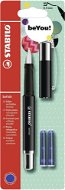 STABILO beFab! Fountain Pen Uni Colours, Black + 2 Refills - Fountain Pen