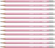 Pencil STABILO Swano Pastel HB Pastel Pink 12 pcs - Tužka