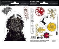 ABYstyle - Games of Thrones - Aufkleber - 16 cm x 11 cm / 2 Bögen - Stark / Sigils - Kinder-Sticker