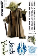ABYstyle - Star Wars - Self-adhesive wall decoration - scale 1: 1 - YODA - (size: 66 x 42 cm) - Children's Bedroom Decoration