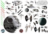 ABYstyle - Star Wars - Self-adhesive wall decoration - (size: 100 x 70 cm) - Battleships - Children's Bedroom Decoration