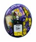 Húsvéti ovális ajándékdoboz Fernet-tel, gyertyával és finomságokkal 26,5 cm - Ajándék kosár