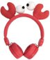 Wired Headphones Forever AMH-100 Craby 3.5mm Mini Jack with Magnetic Elements Red - Headphones