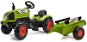Falk Pedal tractor 2041C Claas Arion with siding and opening hood - Pedal Tractor 