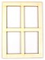 Optys dřevěný výřez okno, A5 - Dřevěné výřezy
