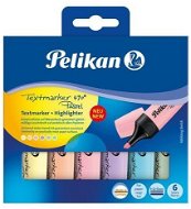 Pelikan 490, Pastel Colours - Package of 6 pcs - Highlighter