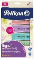 Pelikan SIGNAL, pasztell színek - 6 db-os csomagolás - Szövegkiemelő