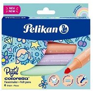 Pelikan Colorella Pastel, Washable 6 Colours - Felt Tip Pens