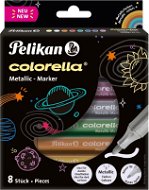 Pelikan Colorella metalické 8 farieb - Fixky