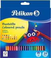 Pelikan Buntstifte - dreikant - 24 Farben - Buntstifte