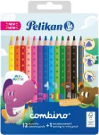 Pelikan Combino kovový box 12 + 1 farieb - Pastelky