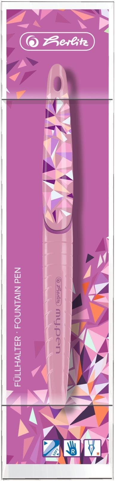 Herlitz my.pen Wild Animals M, rózsaszín