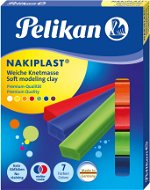 Pelikan Nakiplast 7 Farben / 125g - Knete
