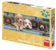 Dino Puppies 150 Panoramic Puzzle - Jigsaw