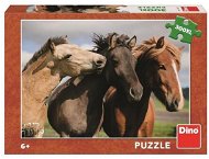 Dino Farebné kone 300 xl puzzle - Puzzle