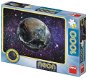 Dino Planéta Zem 1000 neon puzzle - Puzzle
