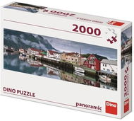 Dino Fischerdorf 2000 Panorama-Puzzle - Puzzle