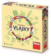 Board Game Dino Know Flags Travel Game - Stolní hra