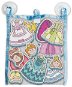Bath Stickers Teddies Stickers My First Fairy Tales Princess Foam Set with a Net of 12 pcs - Vodolepky