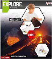 Teddies Volcano Making Tudományos játék színekkel - Csináld magad készlet gyerekeknek