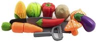 Teddies Zelenina krájecí  se struhadlem s nožem a se škrabkou  - Potraviny do detskej kuchynky
