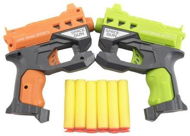 Teddies Pistol 2pcs 12cm for foam cartridges + 6pcs cartridges - Toy Gun
