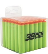 Teddies Spare foam bullets for pistols 36 pcs with suction cups 4 colours - Gun Accessory
