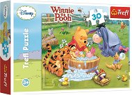 Trefl Puzzle Winnie the Pooh Das Schweinchen badet 30 Teile - Puzzle