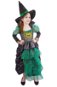 Rappa Kinderkostüm - Schwarz-grüne Hexe (S) - Kostüm