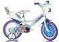 Dino Bikes Detský bicykel so sedačkou pre bábiku a košíkom Frozen 2 - Detský bicykel