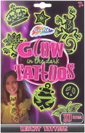 Glowing tattoo girl - Temporary Tattoo