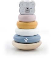 Polar Bear Wooden Rings - Sort and Stack Tower