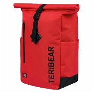 BAAGL Wrap backpack TERIBEAR red - City Backpack