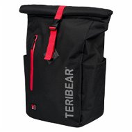 BAAGL Wrap backpack TERIBEAR black - School Backpack