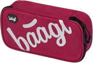 School Case BAAGL Pencil Case Logo Burgundy - Pouzdro do školy