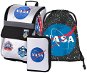 BAAGL Set 3 NASA: Briefcase, Pencil Case, Bag - School Set