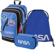 BAAGL Set 3 NASA CUBIC: batoh, peračník a vrecko - Školská súprava