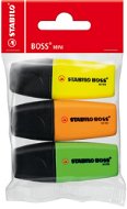 STABILO BOSS MINI 3 Stück MINIpop (gelb, grün, orange) - Textmarker