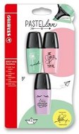 STABILO BOSS MINI Pastellove 3 pcs Blister (Green, Pink, Purple) - Highlighter