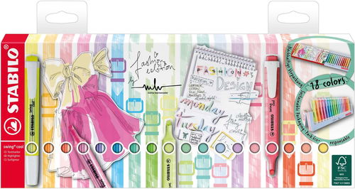 STABILO Swing Cool deskset módní edice 18 ks - Zvýrazňovač - Hlavní obrázek