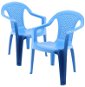IPAE - sada 2 židličky modré - Dětská židlička