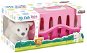 Dog in a Pink Carrier Box - Soft Toy