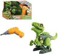 Dinosaur Friction Type, Battery Operated, 20cm Green - Building Set