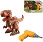Dinosaur Friction Type, Battery Operated, 20cm Brown - Building Set